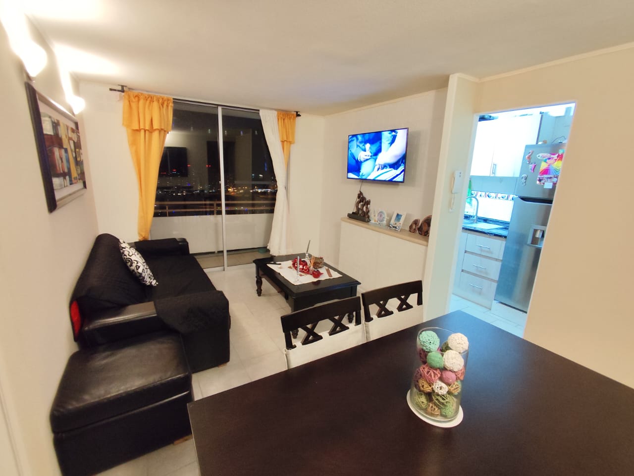 Se arrienda Departamento sector parque Universitario, condominio Salitrera Avanzada amoblado y full equipado con hermosa vista al mar